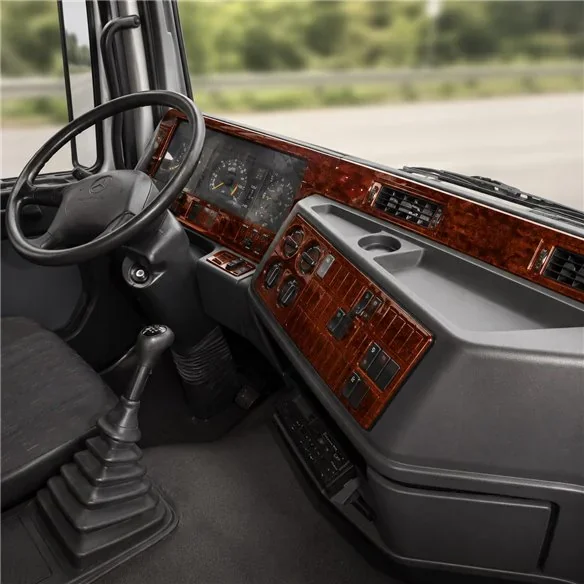 Mercedes Actros 1996-2000 3D dashboard trim kit, 40 parts