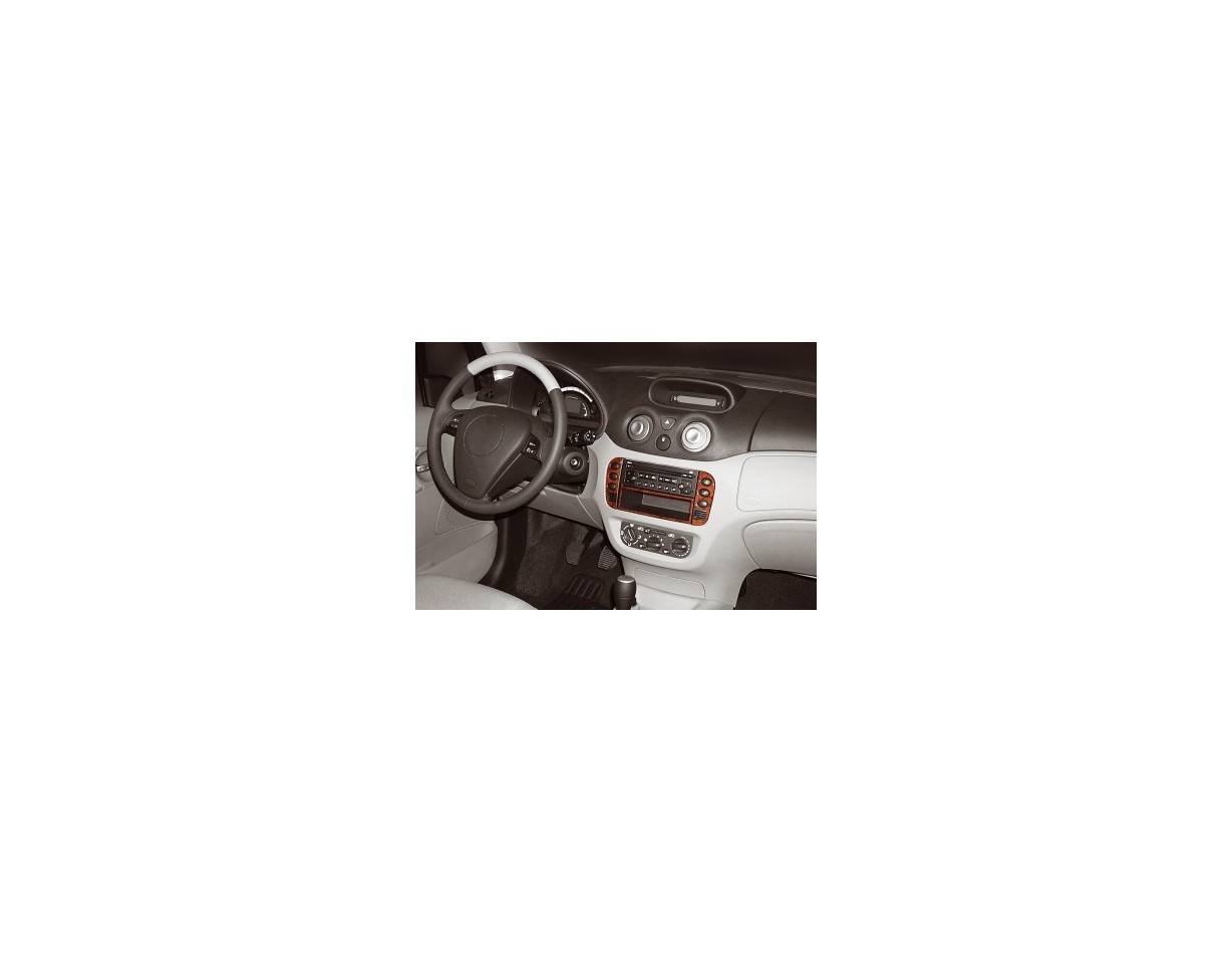 Citroen C2-C3 02-04 Kit la décoration du tableau de bord 4-Pièce - 1 - habillage decor de tableau de bord