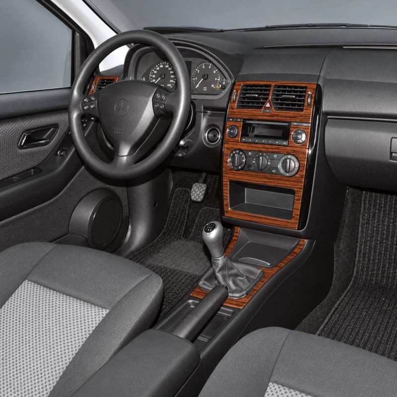 Mercedes-Benz A-Class W169 B-Class W245 2004-in poi kit rivestimento cruscotto e interni 3D 10 pezzi