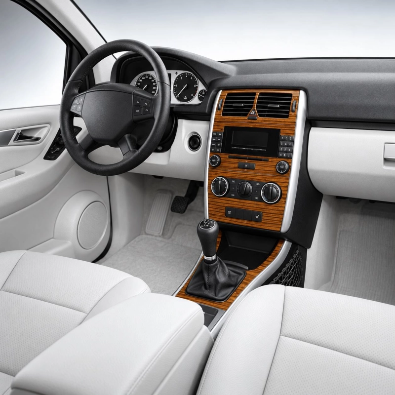 Mercedes W245 B-Class 2005-2011 3D interieur dashboard decoratieset dashboard decor 18-delen