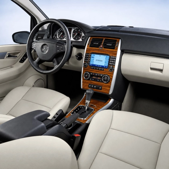 Mercedes W245 B-Class 2005-2011 3D interieur dashboard decoratieset dashboard decor 16-delen