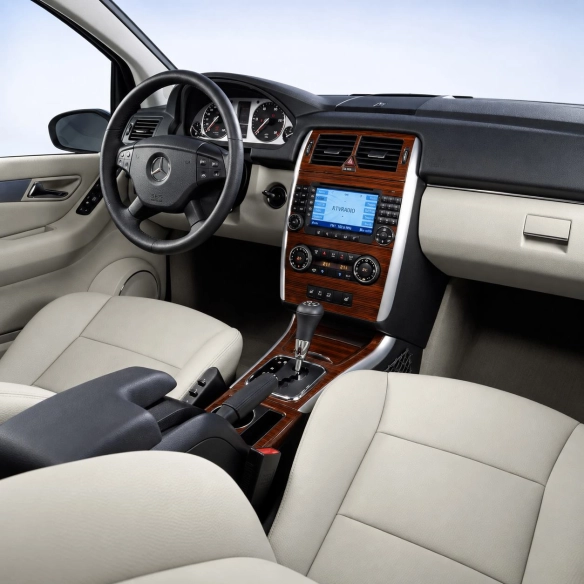 Mercedes W245 B-Class 2005-2011 kit 3D de molduras interiores para salpicadero 16 piezas