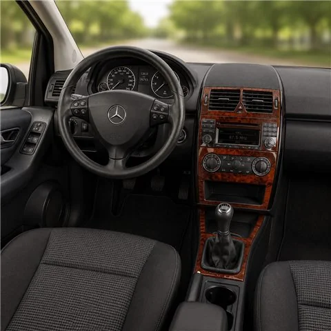 Mercedes A-Class W169 B-Class W245 2004+ 3D dashboard trim kit, 10 parts