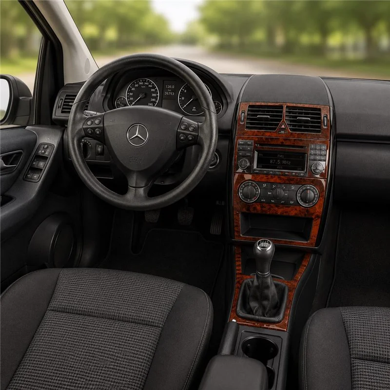 Mercedes A-Class W169 B-Class W245 2004+ 3D dashboard sierlijstset, 10 delen