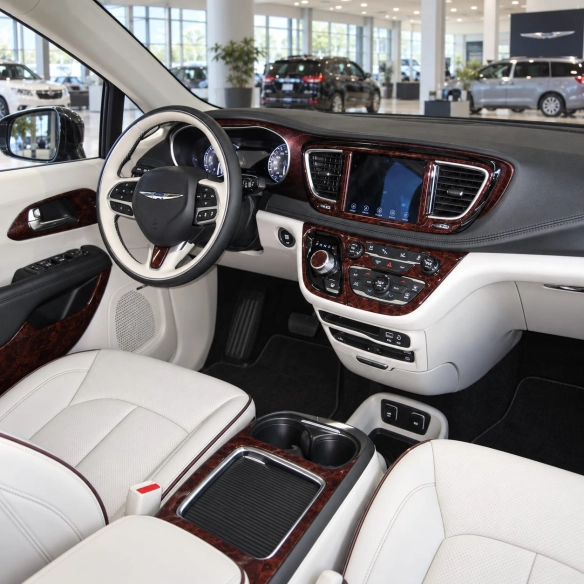 Chrysler Pacifica 2017-2023 kit de molduras interiores para salpicadero 18 piezas