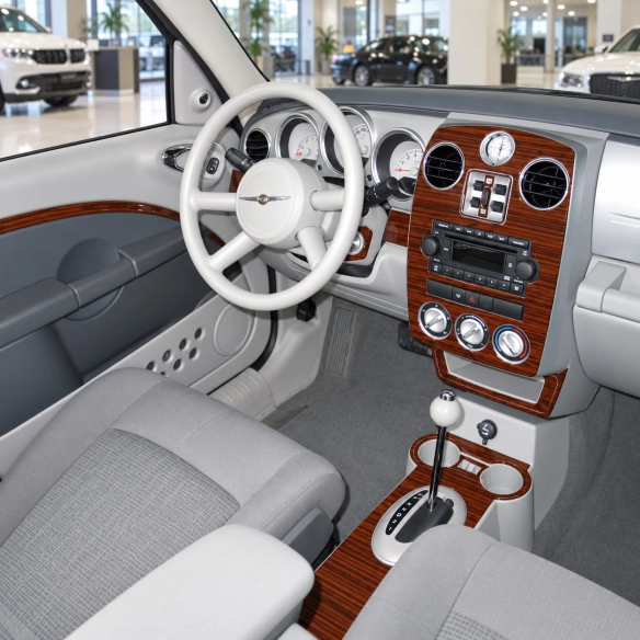 Chrysler PT Cruiser 2006-heden Full Set, ?? Folding roof-Cabrio, Manual Gear Box interieur dashboard decoratieset dashboard deco