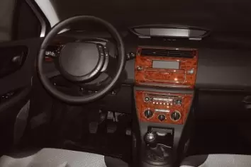 Citroen C4 06.04-09.10 3D Decor de carlinga su interior del coche 18-Partes