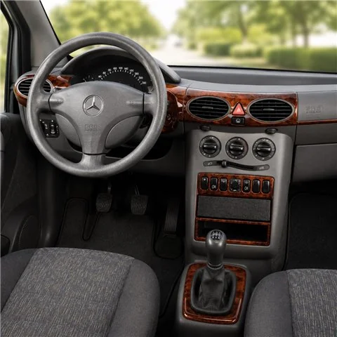 Mercedes A-Class W168 1997-2001 3D Armaturenbrett-Dekor-Set, 12 Teile