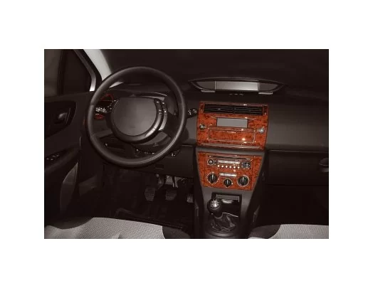 Citroen C4 06.04-09.10 3D Decor de carlinga su interior del coche 18-Partes