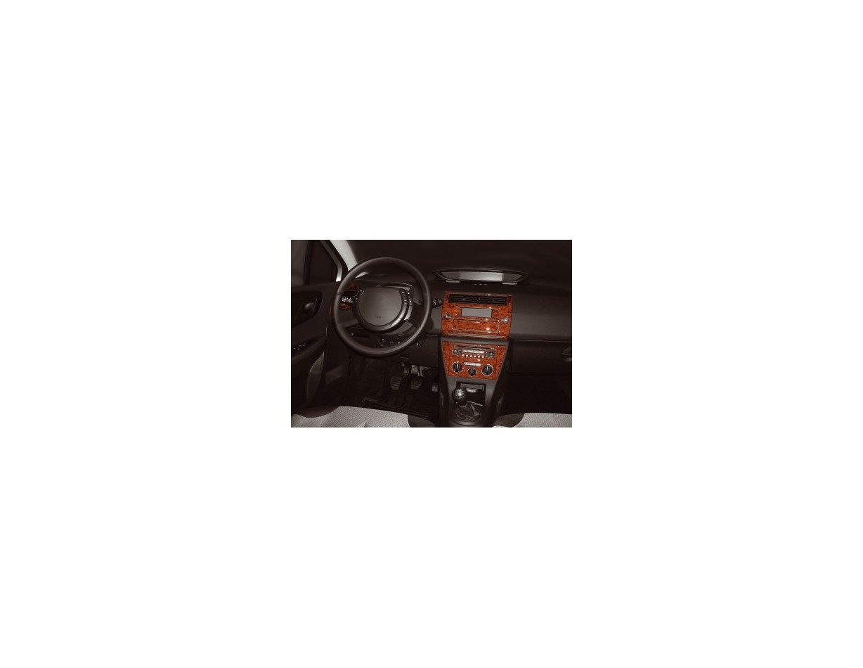 Citroen C4 06.04-09.10 3D Decor de carlinga su interior del coche 18-Partes