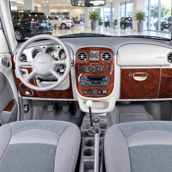 Chrysler PT Cruiser 2001-2005 kit complet, No Power Mirrors, boîte manuelle, 23 pièces kit décoration intérieure tableau de bord
