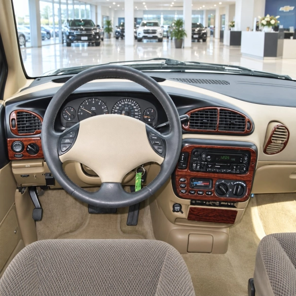 Chrysler Voyager 1996-2001 3D interieur dashboard decoratieset dashboard decor 12-delen