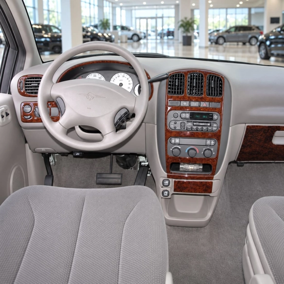 Chrysler Voyager 2001-2007 3D kit décoration intérieure tableau de bord 7 pièces