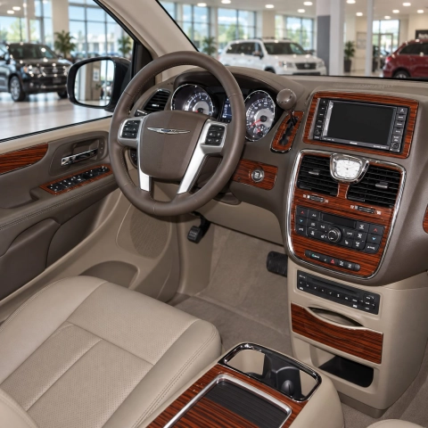 Chrysler Grand Voyager 2011-2016 3D Cockpit Dekor Interieurleisten Set 18-teilig