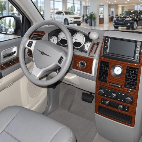 Chrysler Grand Voyager 2008-2016 3D Cockpit Dekor Interieurleisten Set 42-teilig