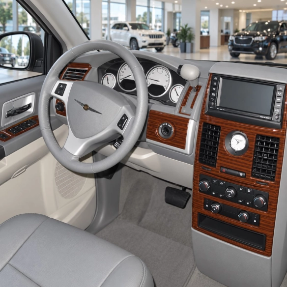 Chrysler Grand Voyager 2008-2016 interieur dashboard decoratieset dashboard decor 42 delen