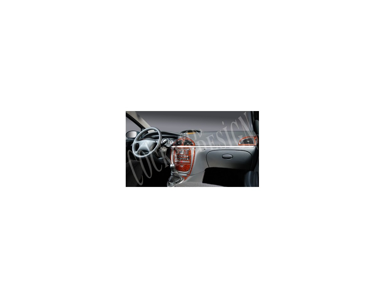 Citroen C5 06.04-09.08 3M 3D Interior Dashboard Trim Kit Dash Trim Dekor 10-Parts