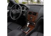 Mercedes C-Class W204 2006-2011 kit décor tableau de bord 3D, 11 pièces