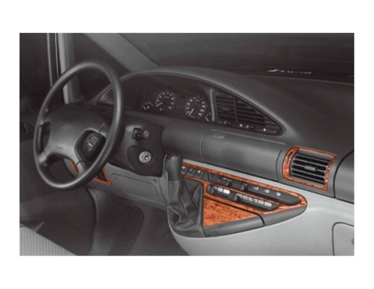 Citroen Evasion 09.94-10.02 3M 3D Interior Dashboard Trim Kit Dash Trim Dekor 18-Parts