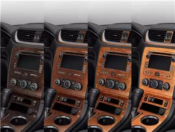 Toyota Hilux MK7 2004–2015 3D Inleg dashboard Interieurset aansluitend en pasgemaakt op he 5-Teile