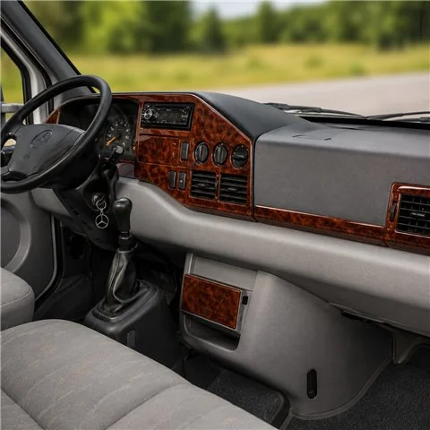Mercedes Sprinter W901 1995-2000 kit salpicadero 3D, 17 piezas