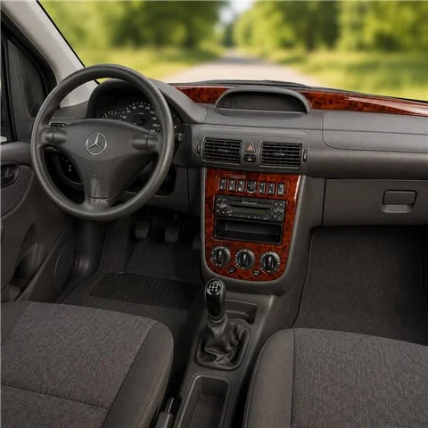 Mercedes Vaneo W414 2001-2006 kit salpicadero 3D, 3 piezas