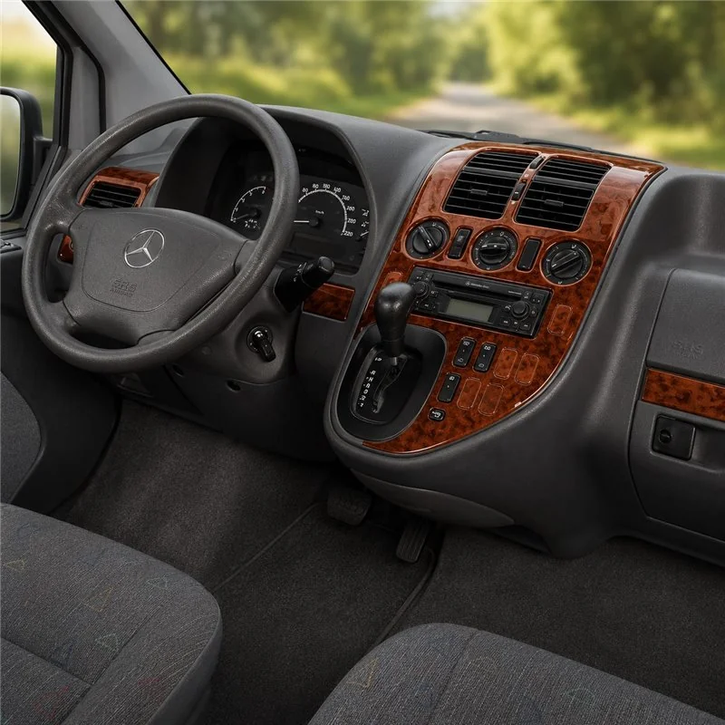 Mercedes Vito W638 1999-2004 3D dashboard sierlijstset, 24 delen