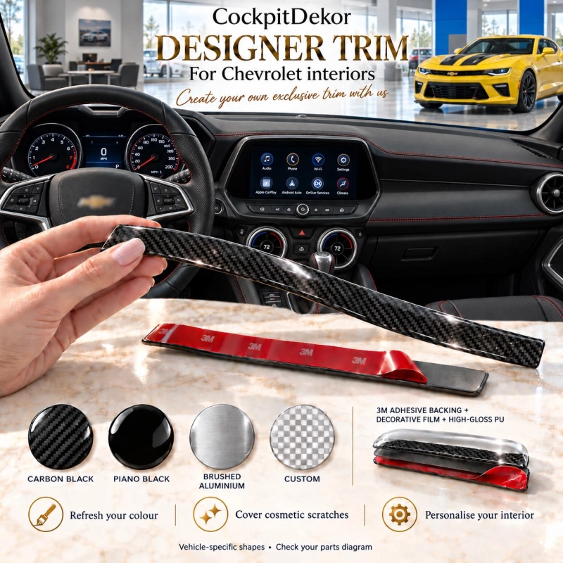 Chevrolet Tahoe 2025 – Designer Interior Trim Kit – Full Set