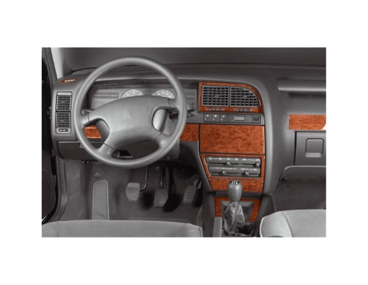 Citroen Xantia II 01.1998 3M 3D Interior Dashboard Trim Kit Dash Trim Dekor 18-Parts