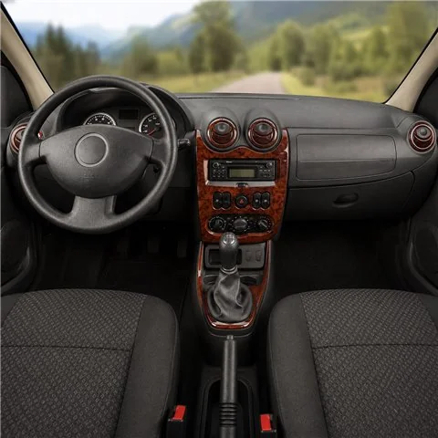 Dacia Sandero-Logan 2008-2009 kit salpicadero 3D, 18 piezas