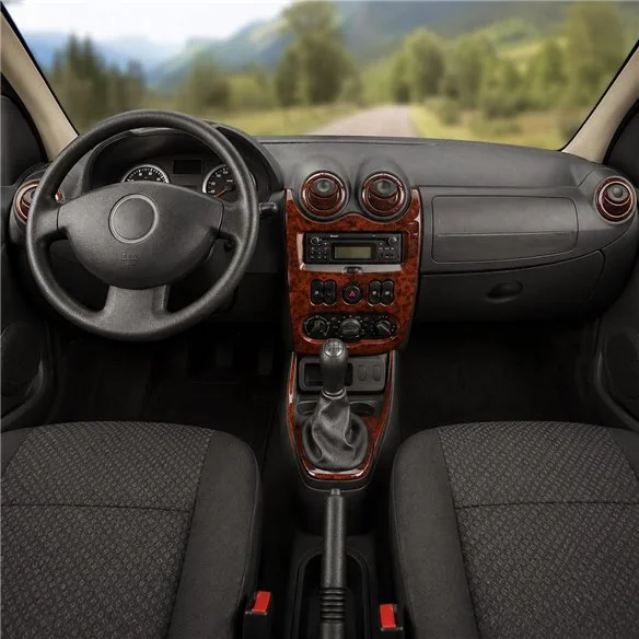 Dacia Sandero-Logan 2008-2009 kit salpicadero 3D, 18 piezas