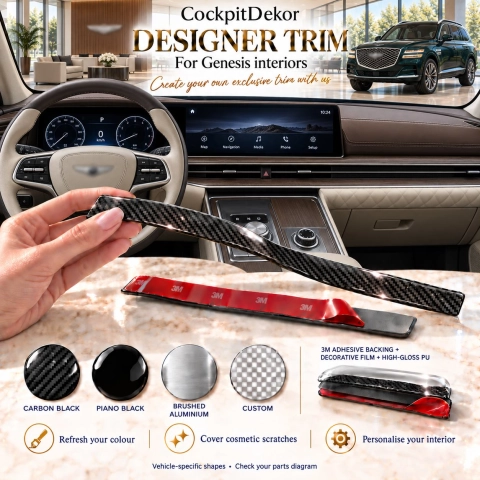 Genesis G80 2025 – Designer Trim – Kit intérieur complet