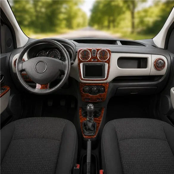 Dacia Lodgy 2013+ kit cruscotto 3D, 21 pezzi
