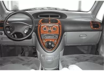 Citroen Xsara Picasso 11.99-09.06 3D Decor de carlinga su interior del coche 8-Partes