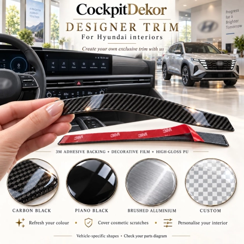 Hyundai Santa Fe 2024 2025 – Designer Trim – Innenraum-Komplettset