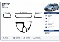 Citroen C8 2002+ kit cruscotto 3D, 4 pezzi