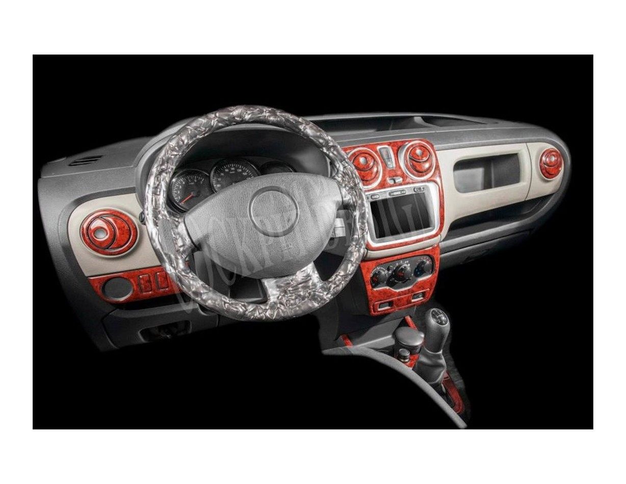 Dacia Lodgy 01.2010 3M 3D Interior Dashboard Trim Kit Dash Trim Dekor 17-Parts