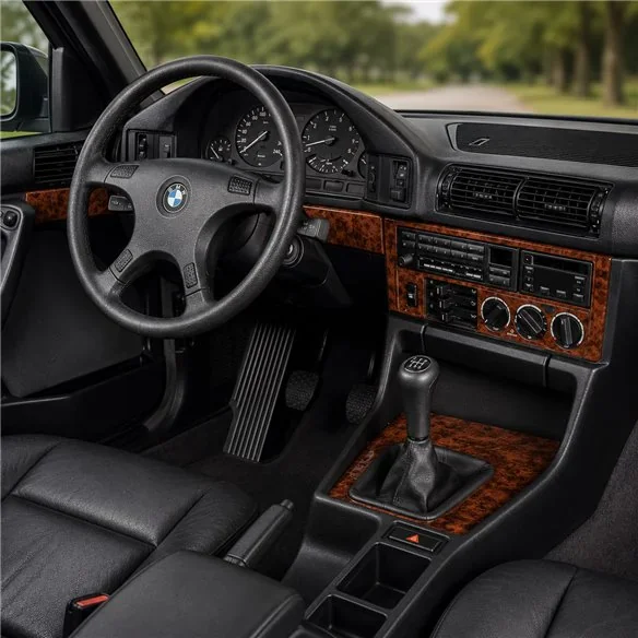 BMW 5 E34 1989-1993 kit salpicadero 3D, 22 piezas