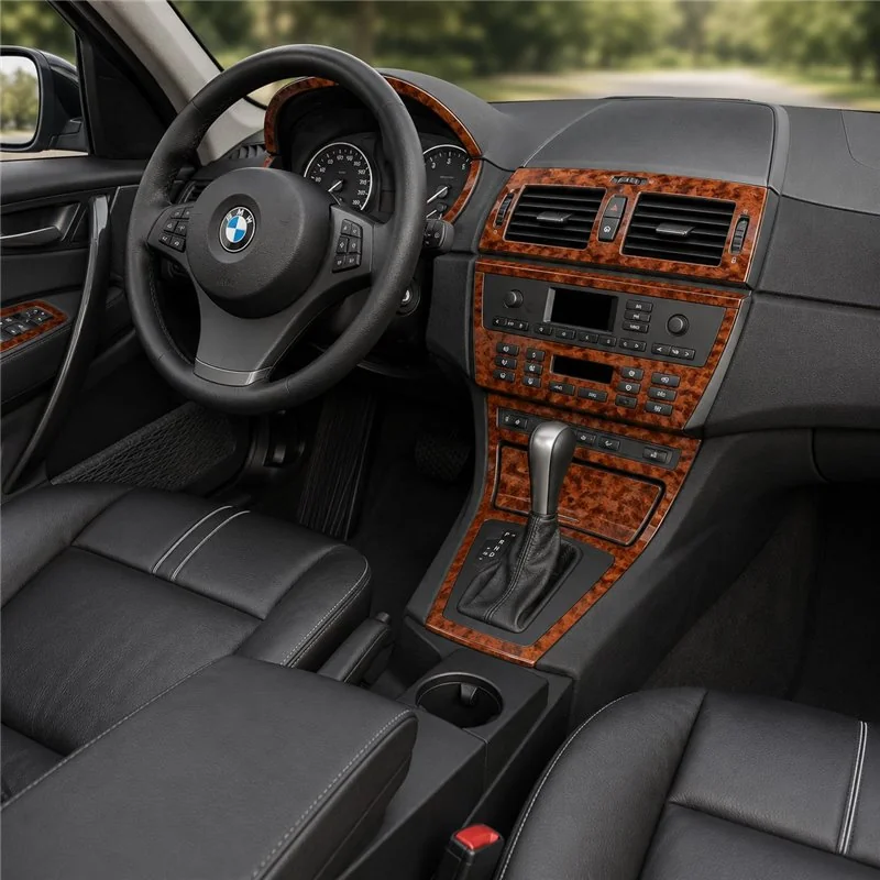 BMW X3 E83 2003+ aire acondicionado kit salpicadero 3D, 12 piezas