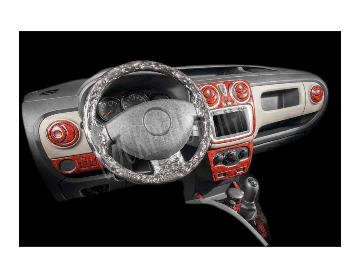 Dacia Lodgy 01.2013 3M 3D Interior Dashboard Trim Kit Dash Trim Dekor 21-Parts