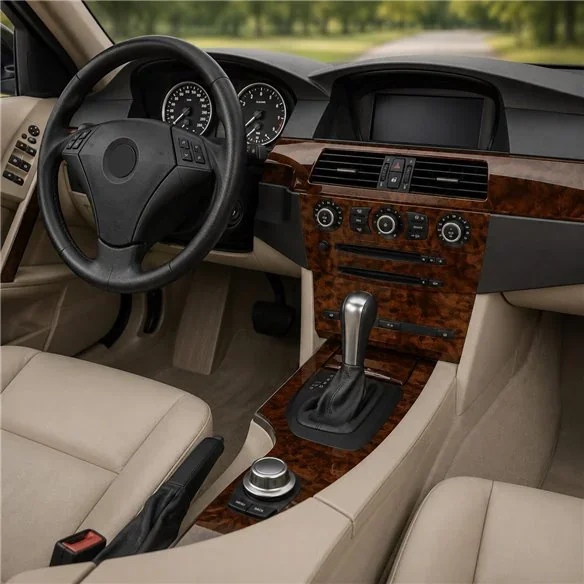 BMW-Series E60 2008-2010 3D dashboard sierlijstset, 63 delen