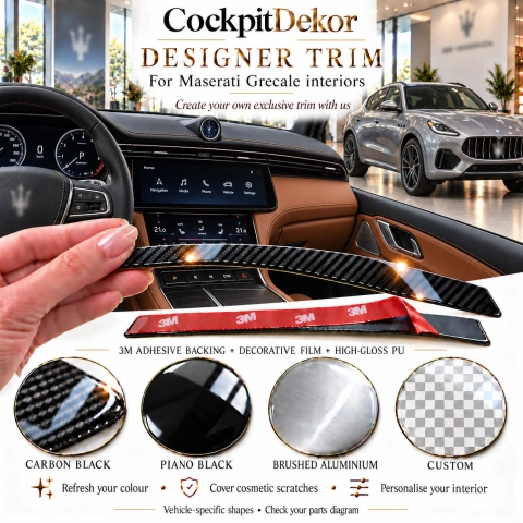 Maserati Quattroporte 2016 – Designer Trim – Kit intérieur complet