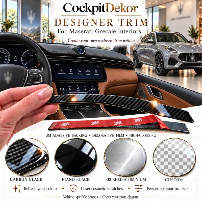 Maserati Levente 2016 – Designer Interior Trim Kit – Full Set