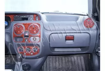 Dacia Solenza 2004 Mittelkonsole Armaturendekor Cockpit Dekor 27-Teilige - 1