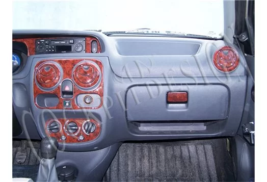 Dacia Solenza 04.2004 3M 3D Interior Dashboard Trim Kit Dash Trim Dekor 27-Parts