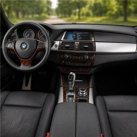 BMW X6 E71 2008-2014 3D dashboard trim kit, 41 parts