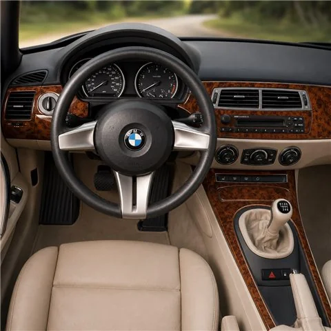 BMW Z4 E85 2003-2008 3D Armaturenbrett-Dekor-Set, 30 Teile