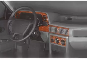 Daewoo Cielo-Nexia 02.95-05.97 3M 3D Interior Dashboard Trim Kit Dash Trim Dekor 16-Parts