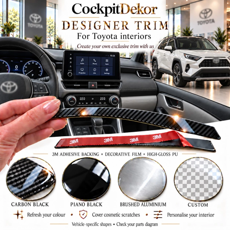 Toyota Highlander 2015 – Designer Interior Trim Kit – Full Set
