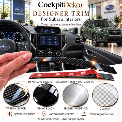 Subaru Forester 2018 2021 – Designer Trim – Kit intérieur complet